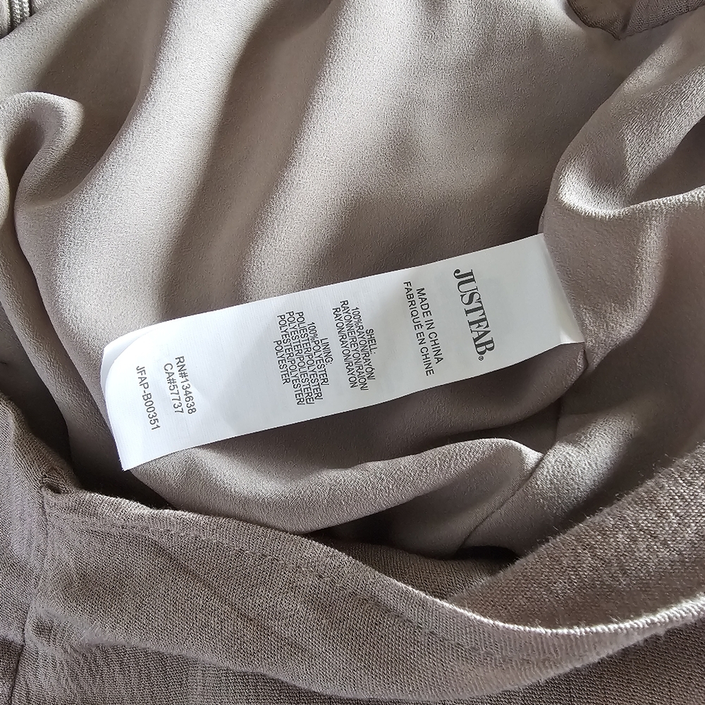 JustFab Wrap Tie Skirt Sz L - Picture 9 of 9